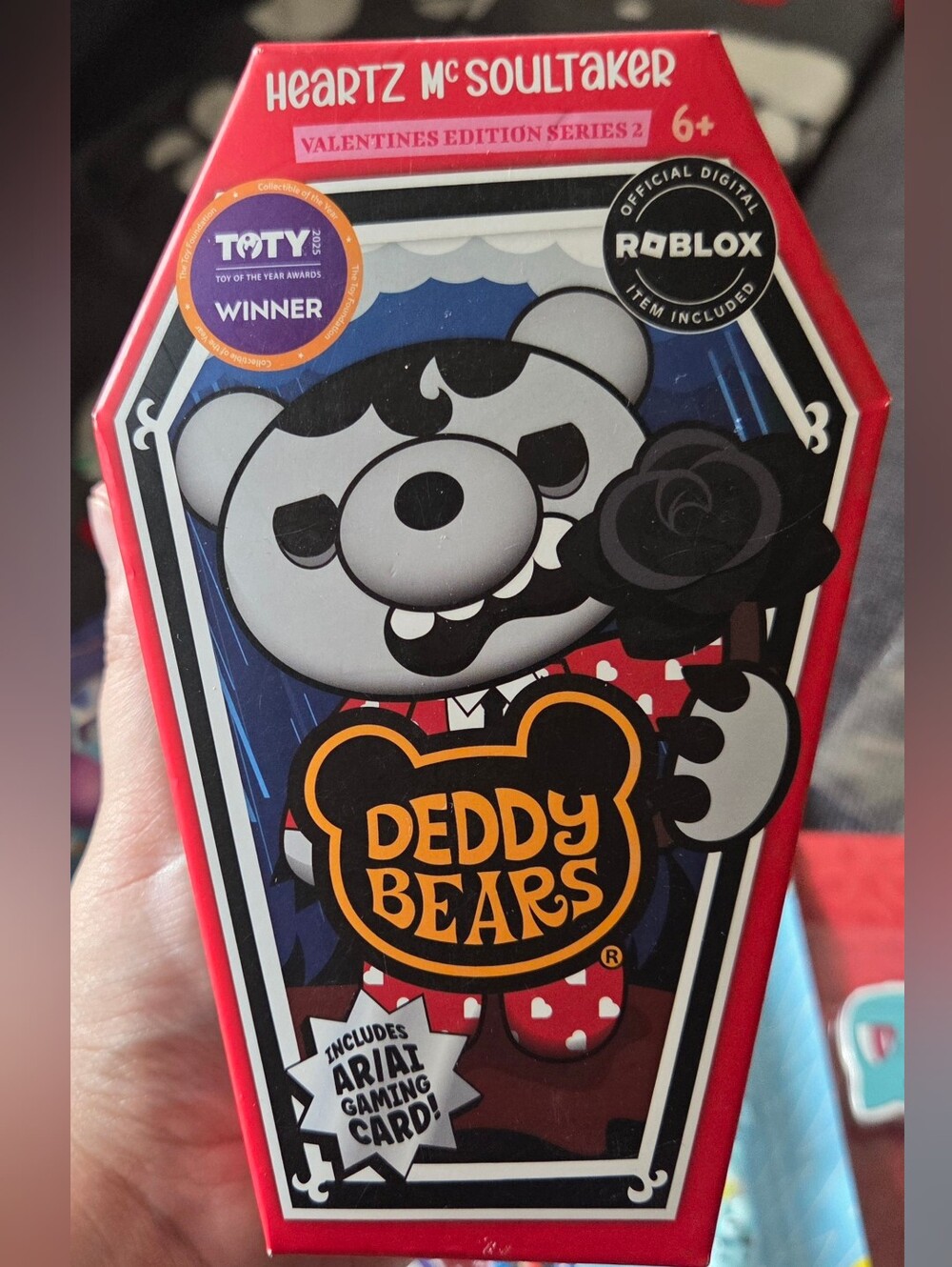 2026 Valentine Deddy Bears Series 2 ~ Heartz McSoultaker ~  5" Plush ~ NEW